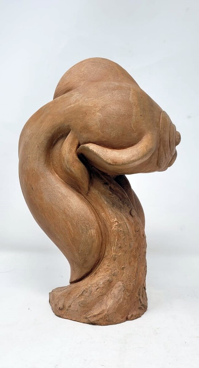 terracotta sculpture signed Raymond de Meester