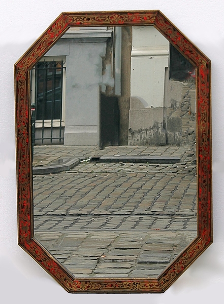 Tortoise shell mirror