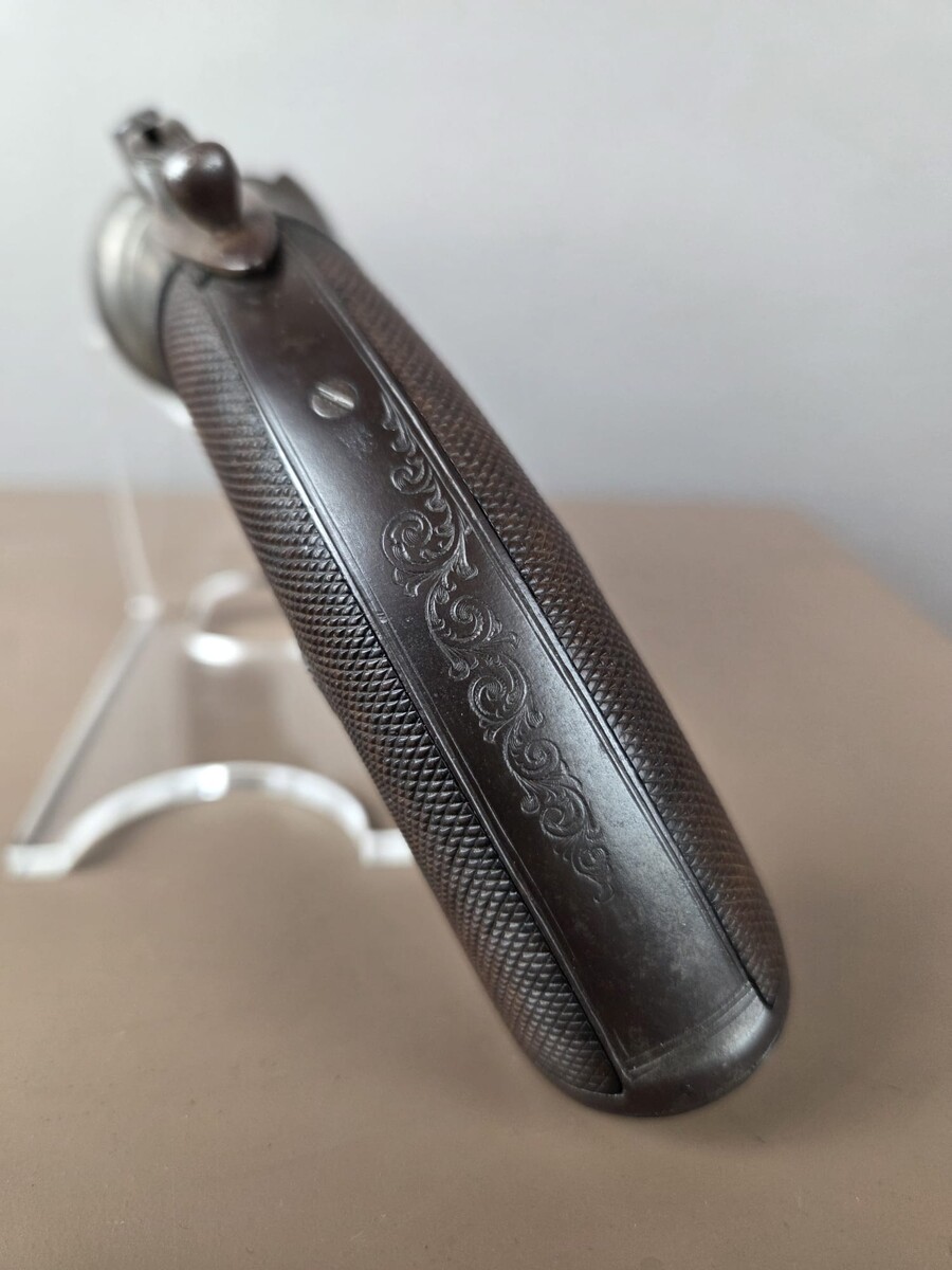 Transitional revolver, signed F. Barnes & Co, Cal 45, England circa 1847