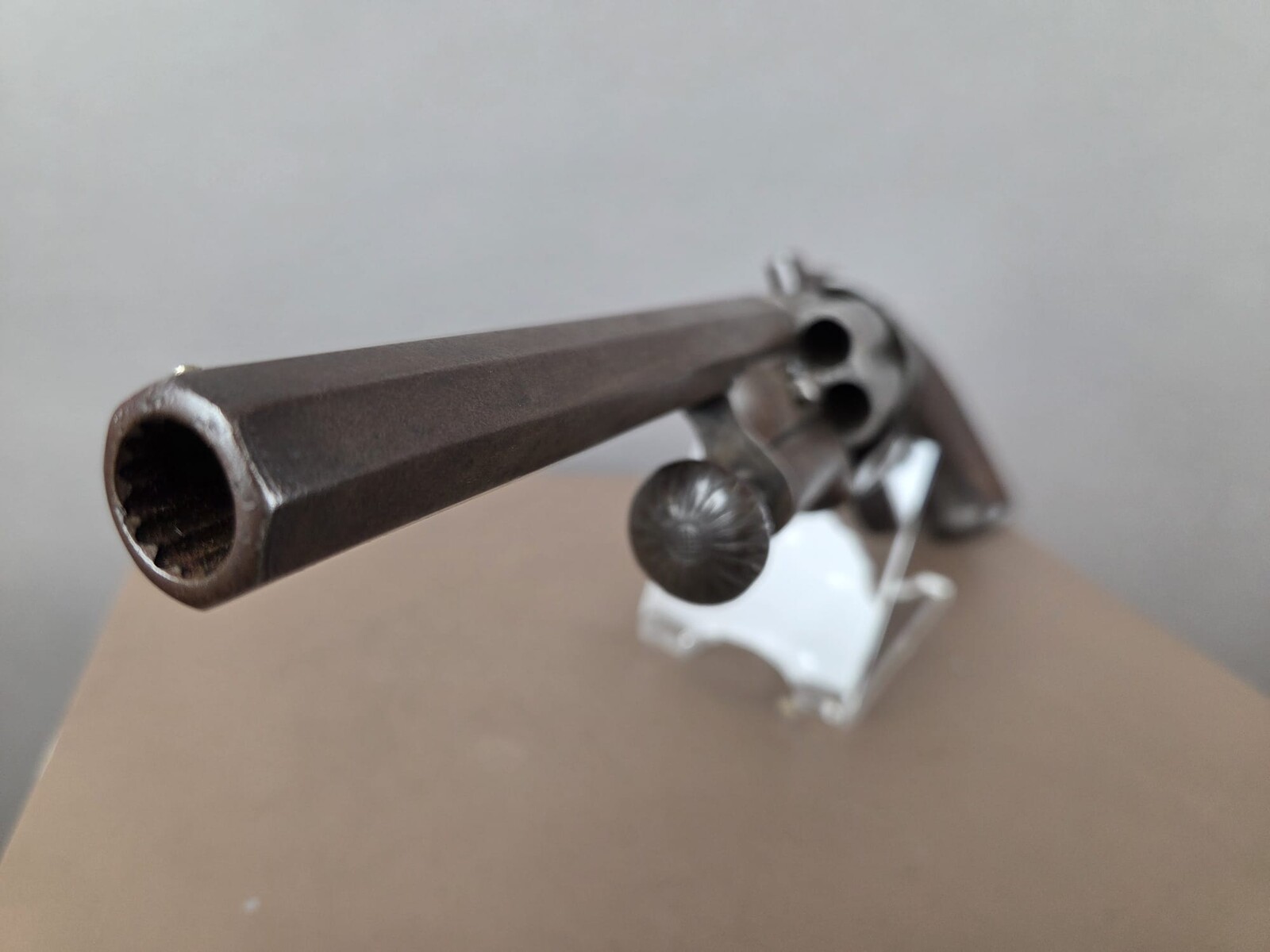 Transitional revolver, signed F. Barnes & Co, Cal 45, England circa 1847