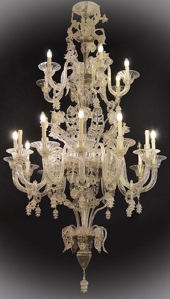 Venetian Chandelier, Pauly, Circa 1930