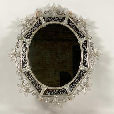 Venetian Murano glass mirror