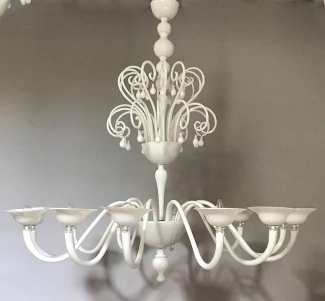 Venetian opaline chandelier