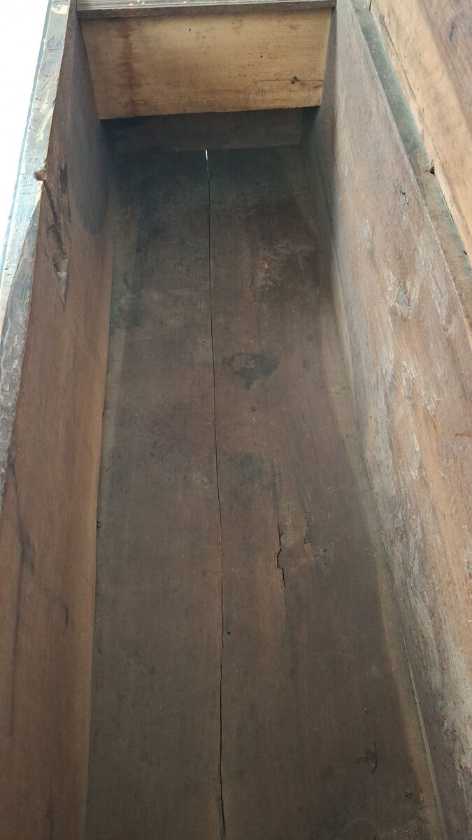 Walnut chest, Italy 17th