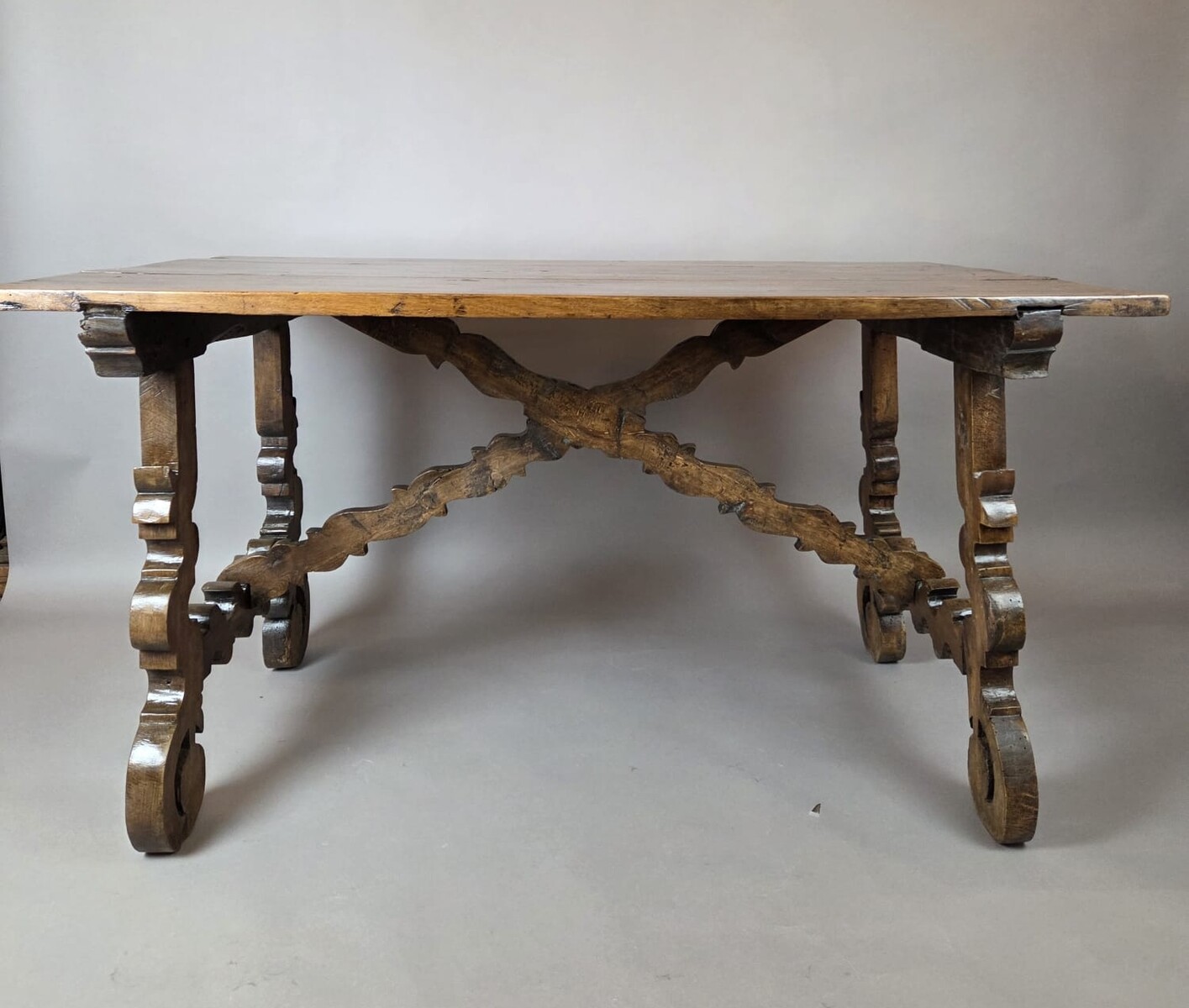 Walnut table, Italy, 18th century