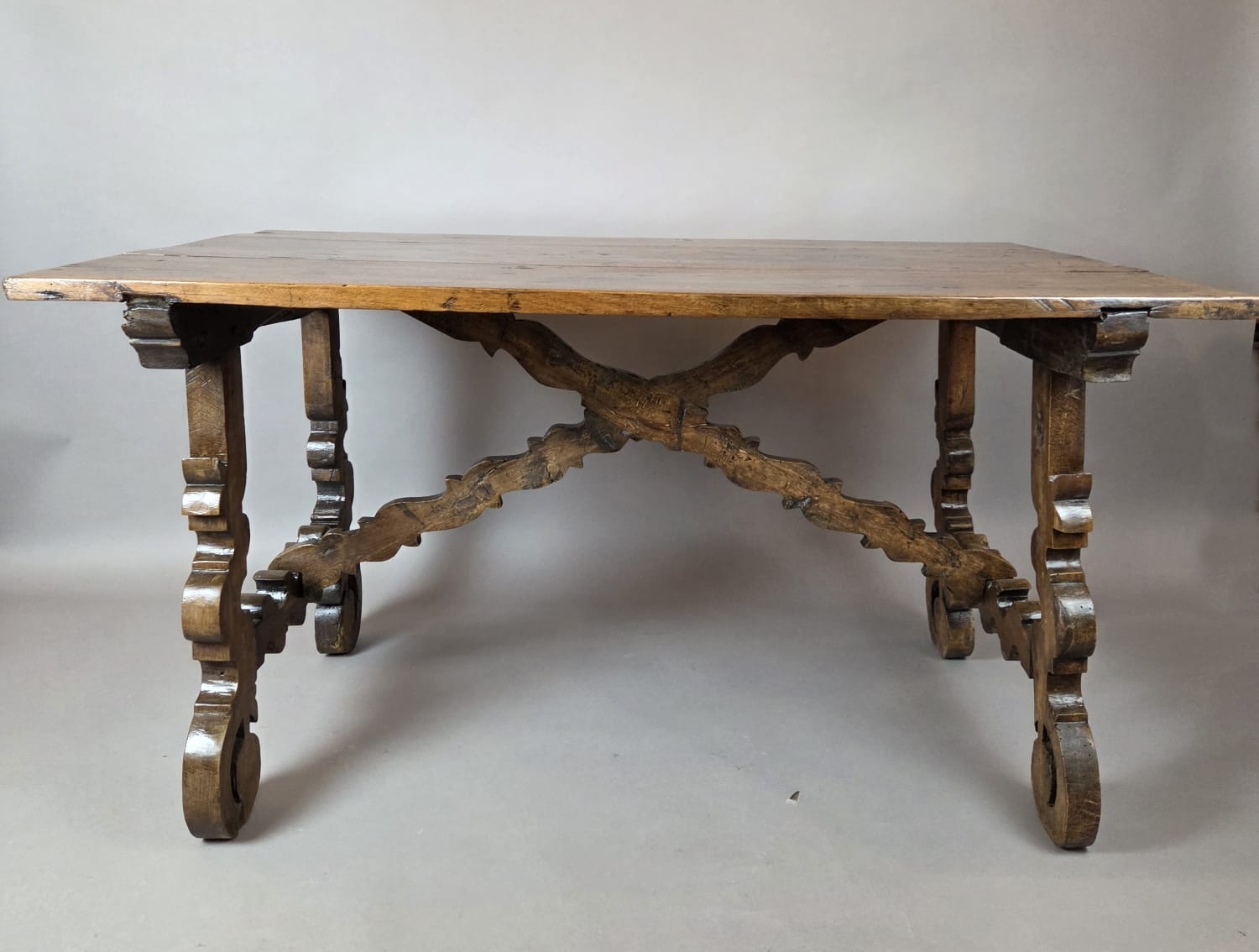 Walnut table, Italy, 18th century