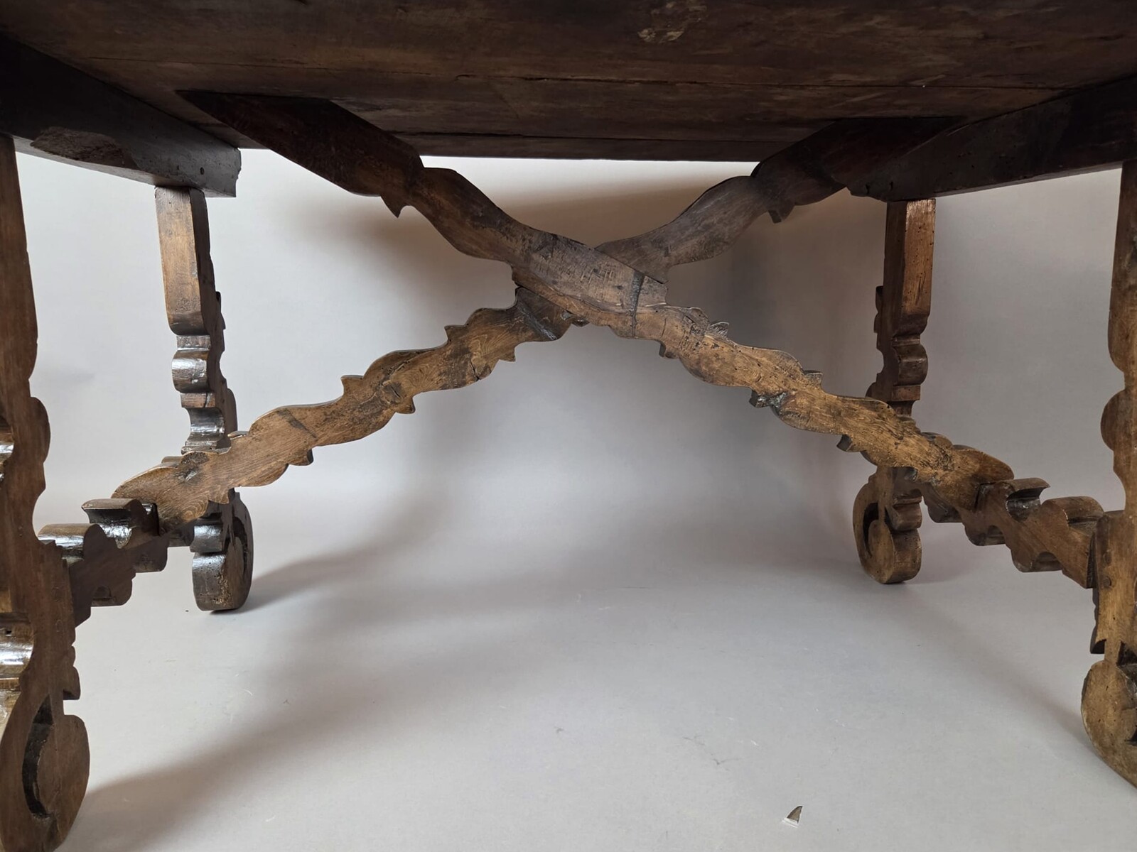 Walnut table, Italy, 18th century