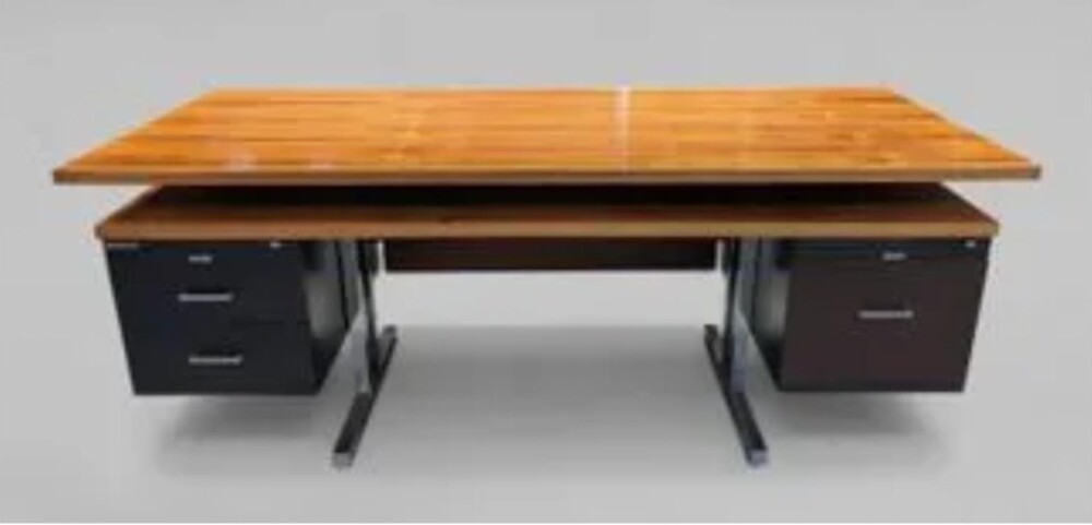 Warren Platner, pedestal desk, circa 1975