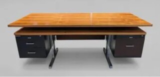 Warren Platner, pedestal desk, circa 1975