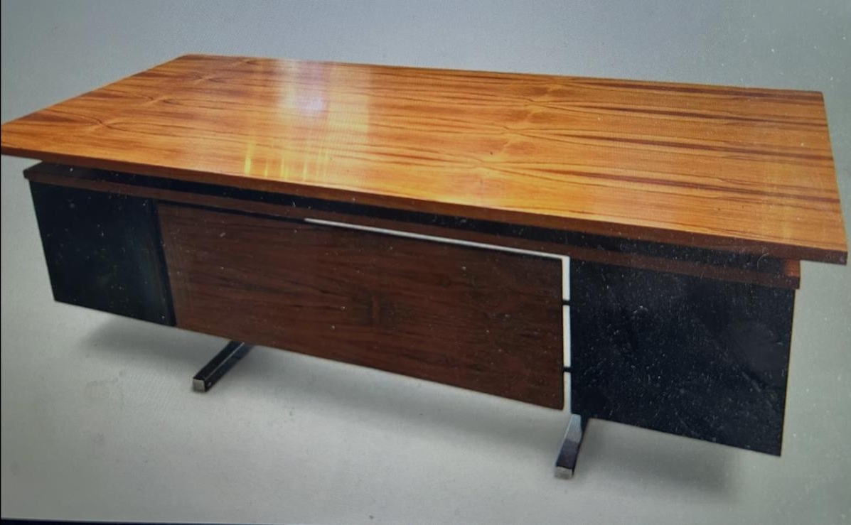 Warren Platner, pedestal desk, circa 1975