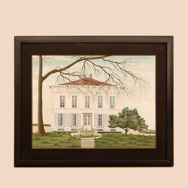 Watercolor by Francine Leuridan - France 1986 