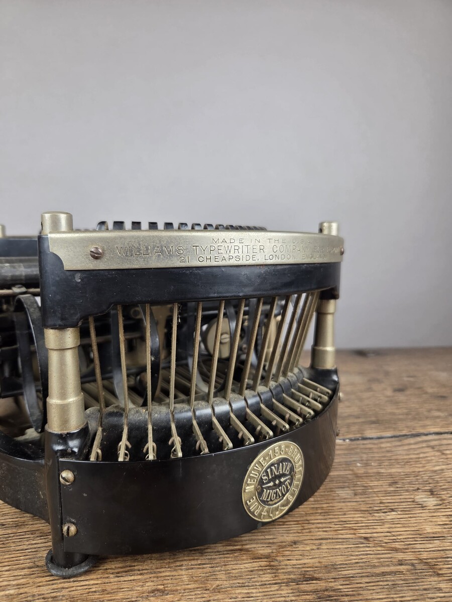 Williams typewriter, late 19th