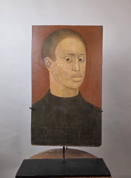 Willy Gasqui, oil on double-sided panel, unsigned