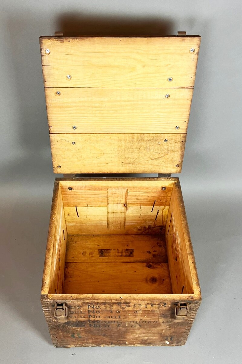 Wooden shipping case for a Remington typewriter, circa 1930