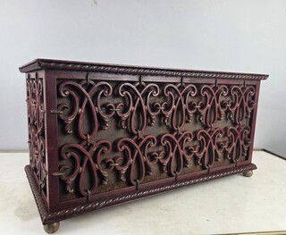 Wrought iron planter, circa 1930