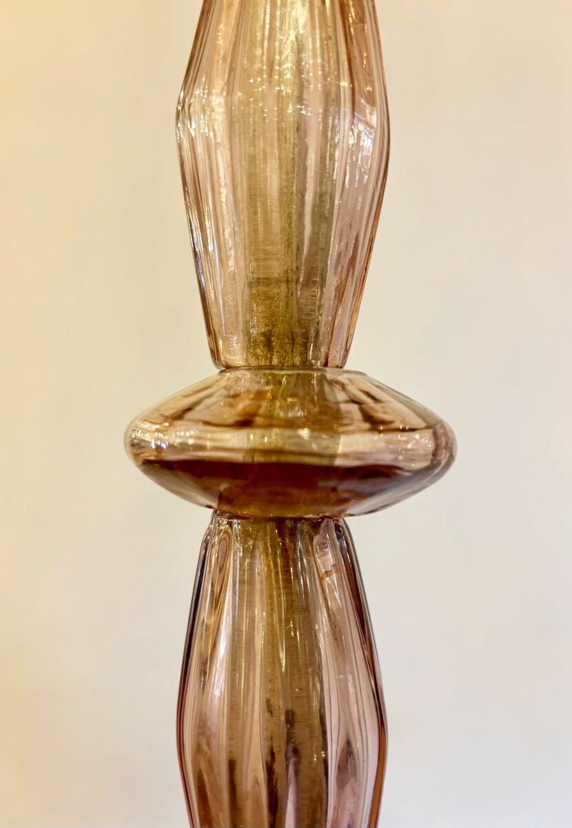 Zecchin, Murano chandelier with 6 arms of lights, circa 1980